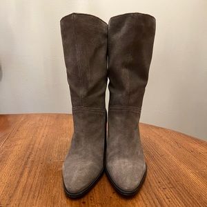 Zara Suede Booties Size 7
